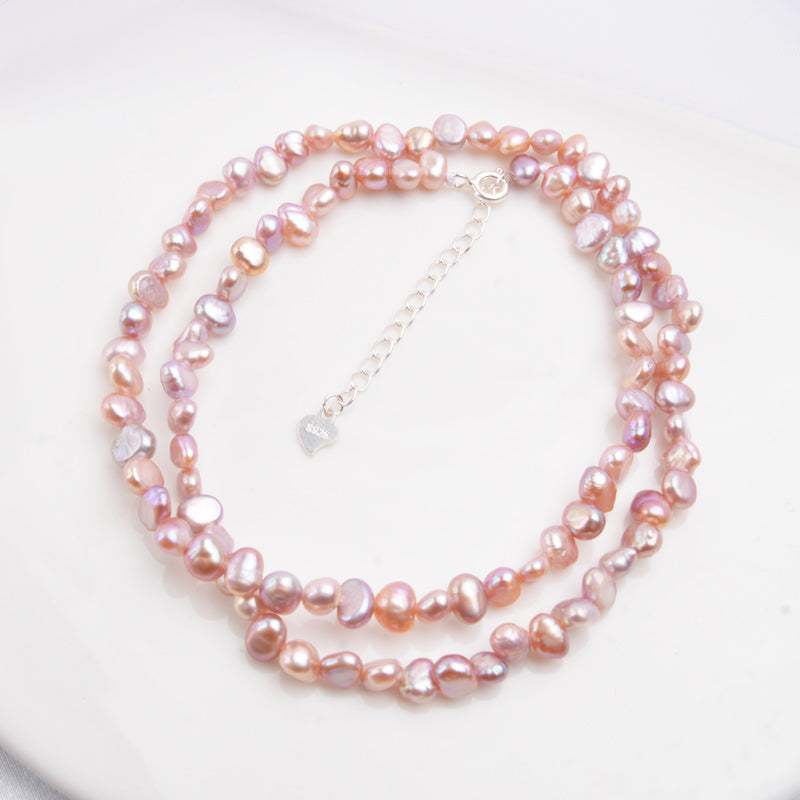 S925 Silver Pearl Choker Necklace