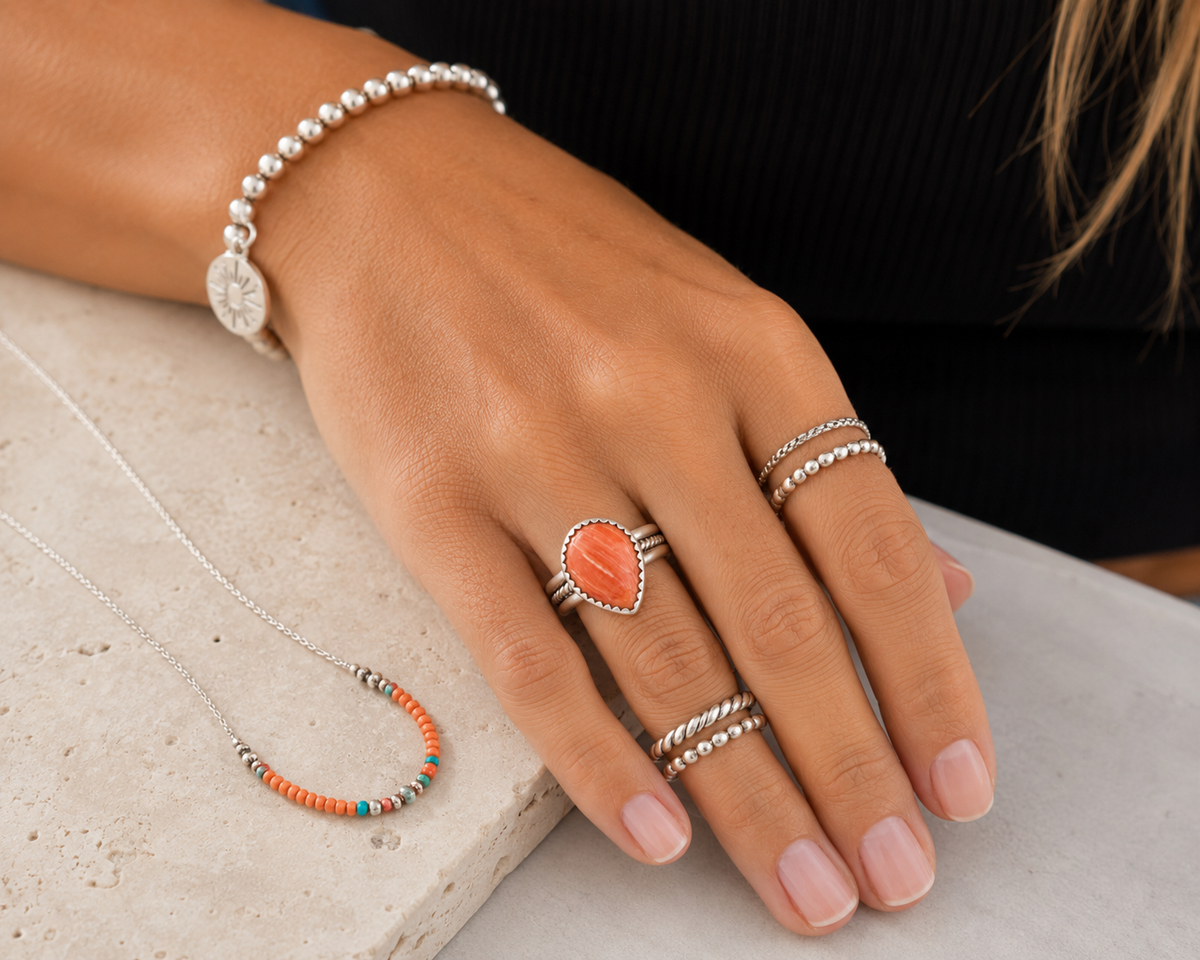 Ember Sterling Silver Ring