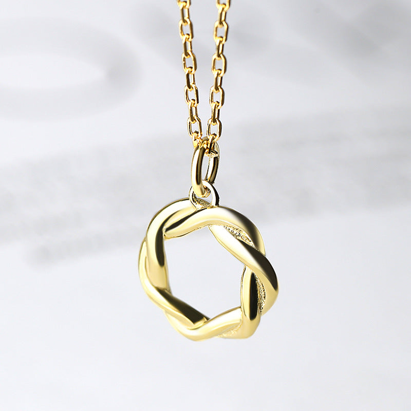 S925 sterling silver clavicle chain
