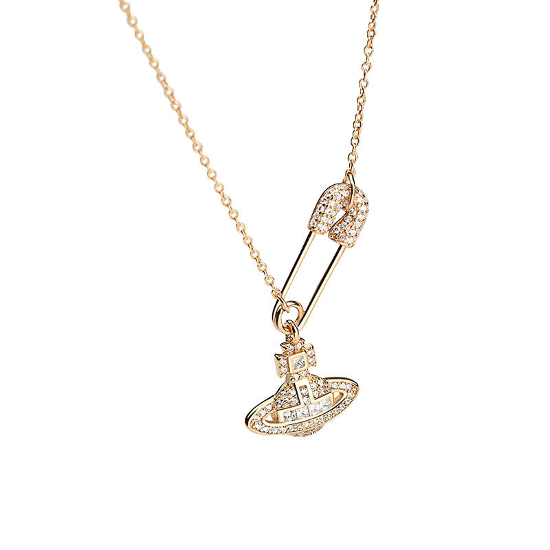 S925 sterling silver clavicle chain