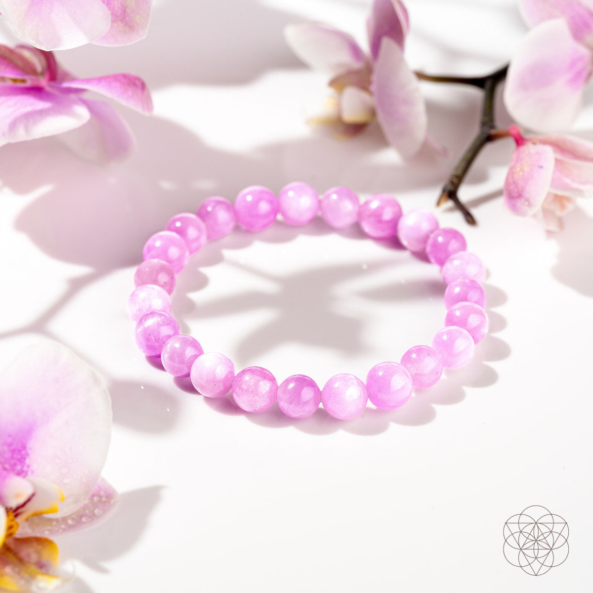 The Primrose - Rare Pink Kunzite Bracelet