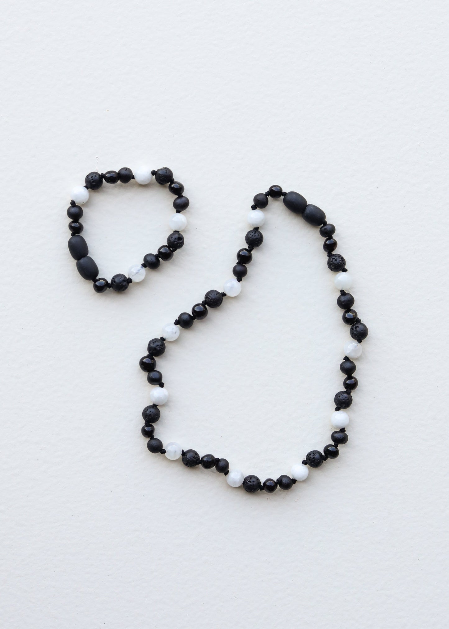 NYX | Baltic Amber & Moonstone Collection || Anklet or Bracelet