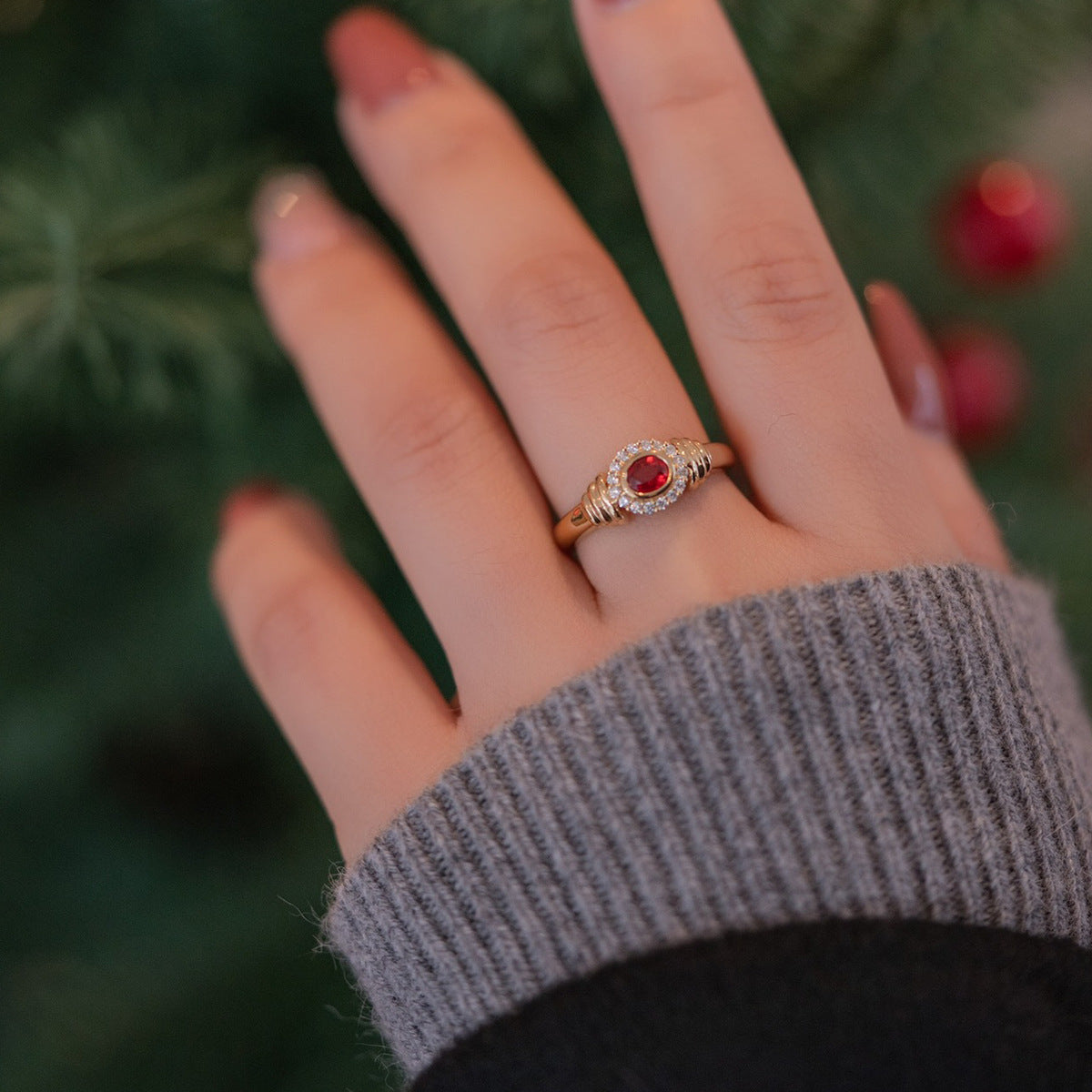 S925 Sterling Silver Female Ring