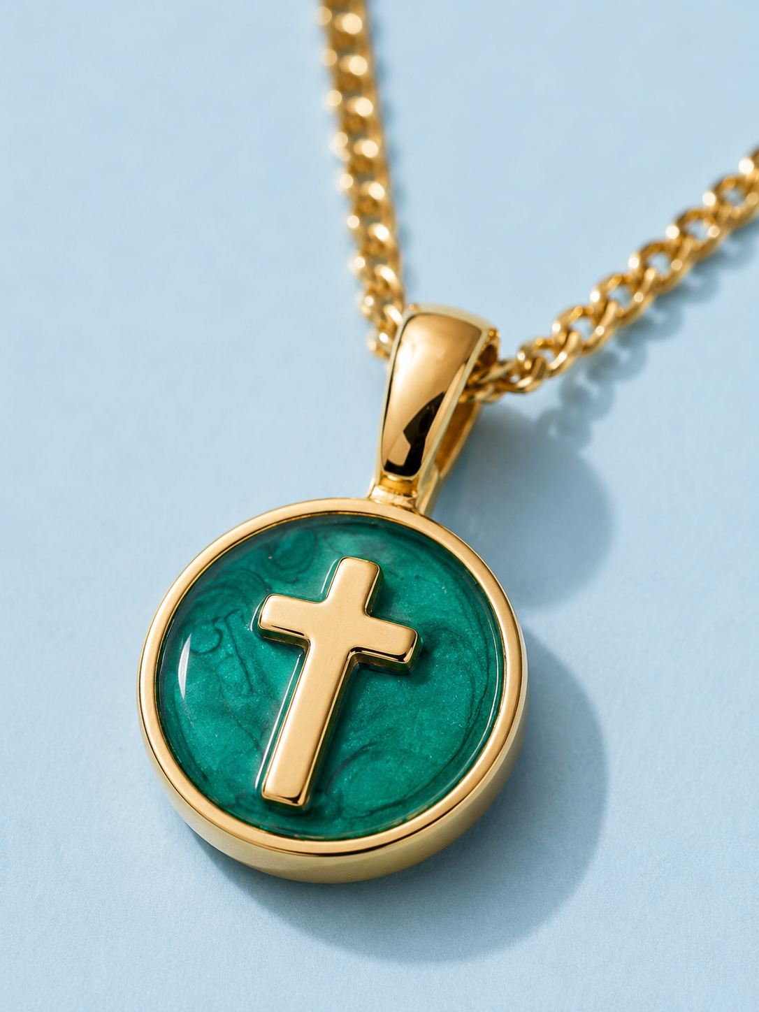 The Ivy Cross Necklace