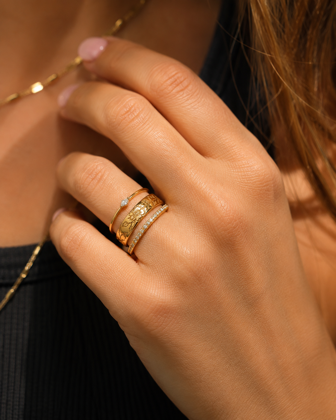 The Story in Bloom | Birth Flower Ring