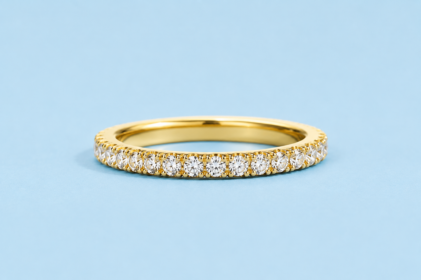 Elodie Moissanite Band