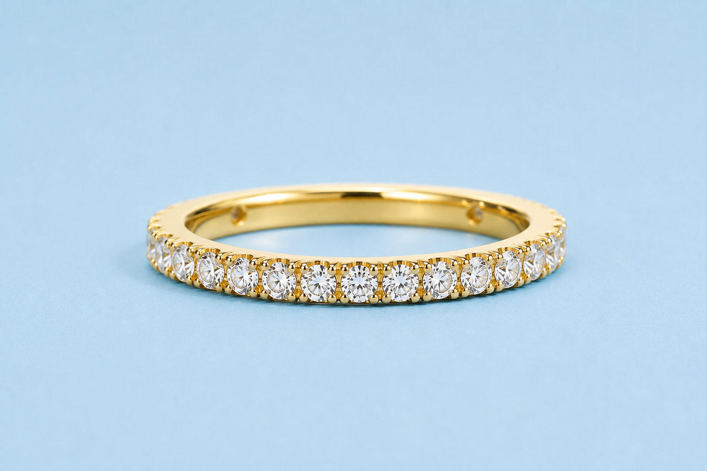 Elodie Moissanite Band