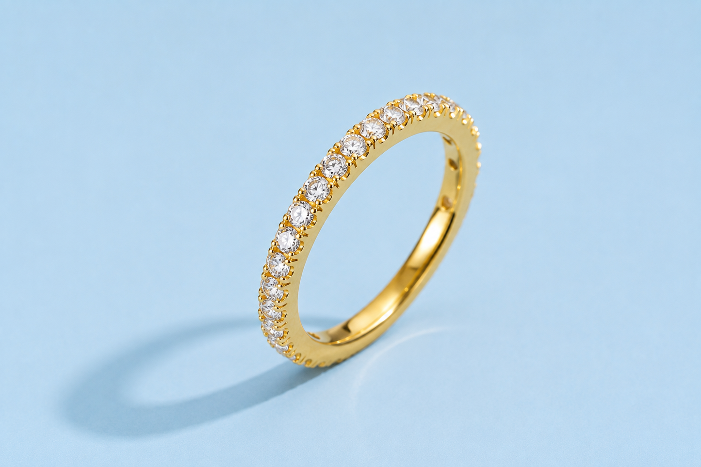 Elodie Moissanite Band