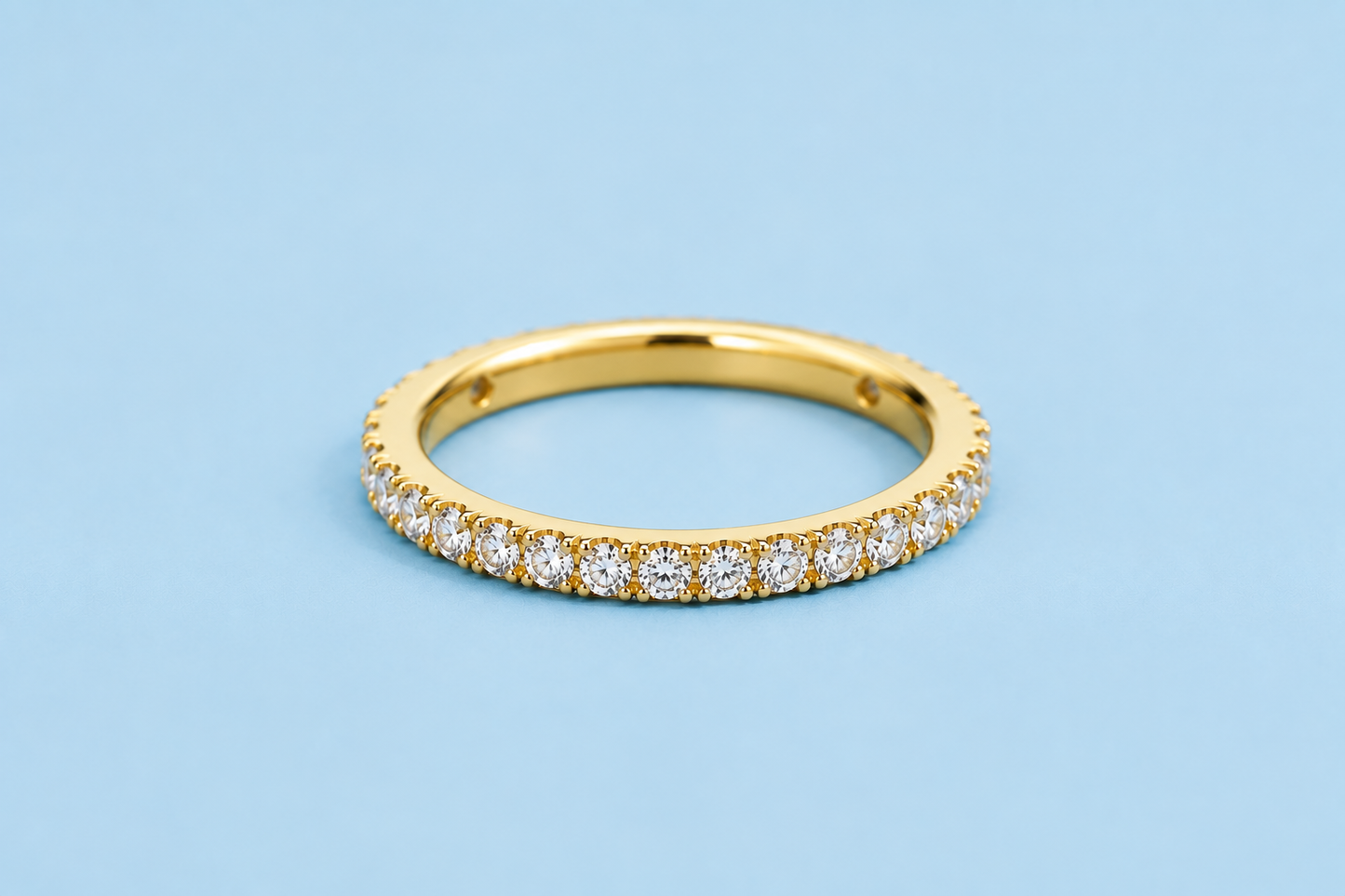 Elodie Moissanite Band