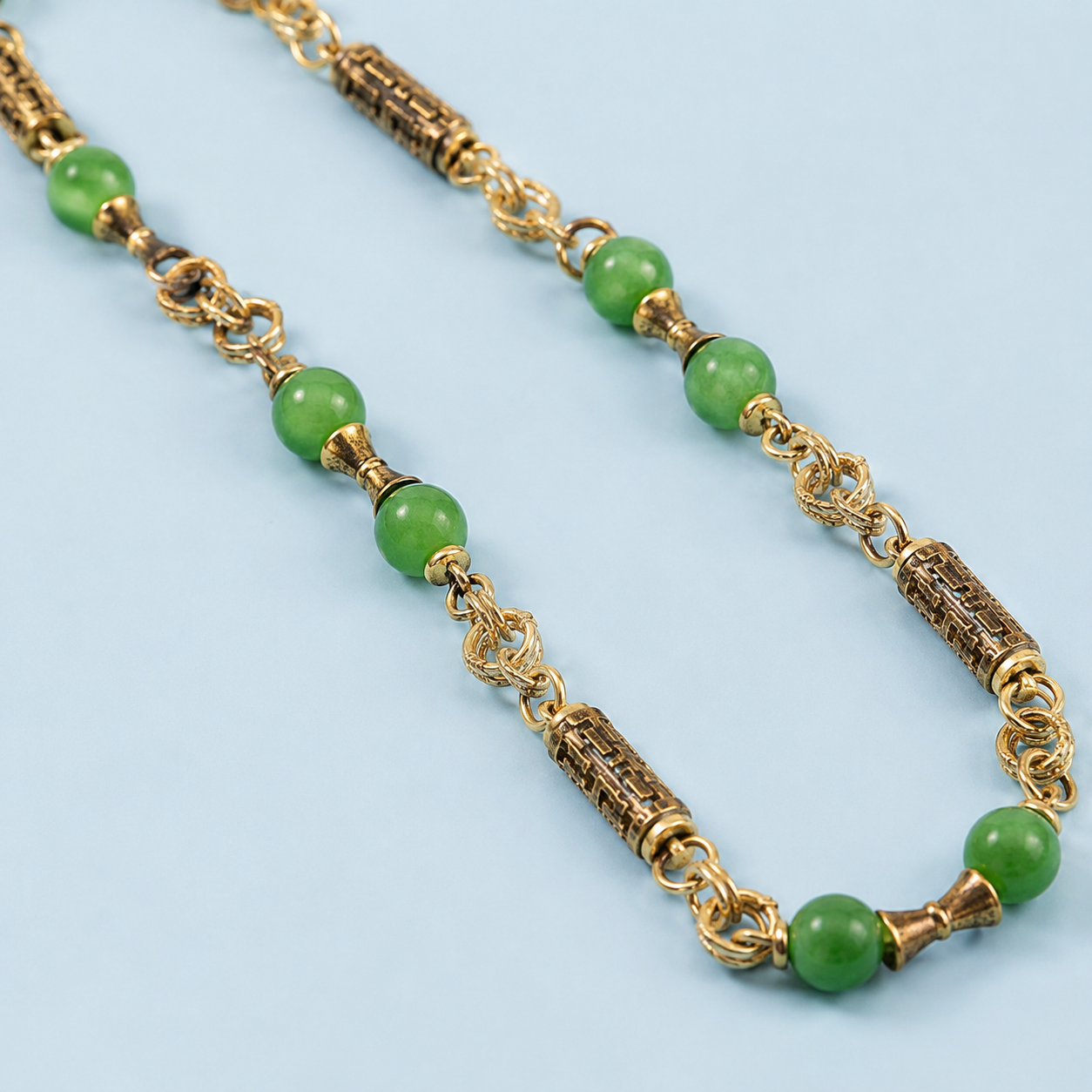 The Pru Jade Necklace
 - 30"