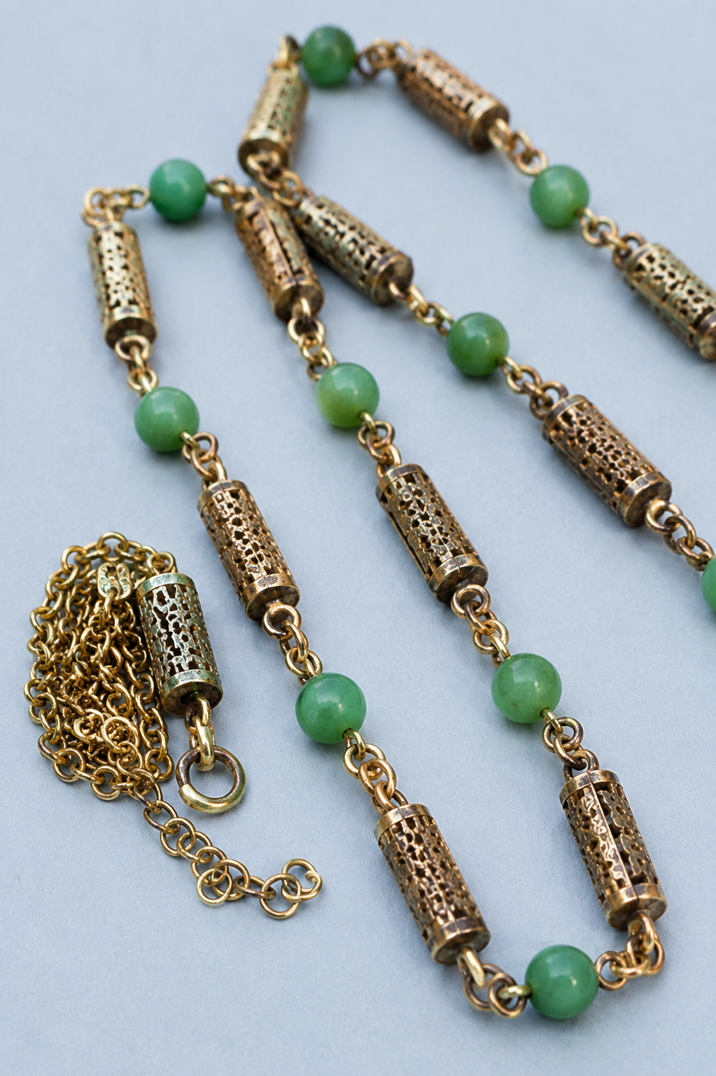 The Pru Jade Necklace
 - 30"