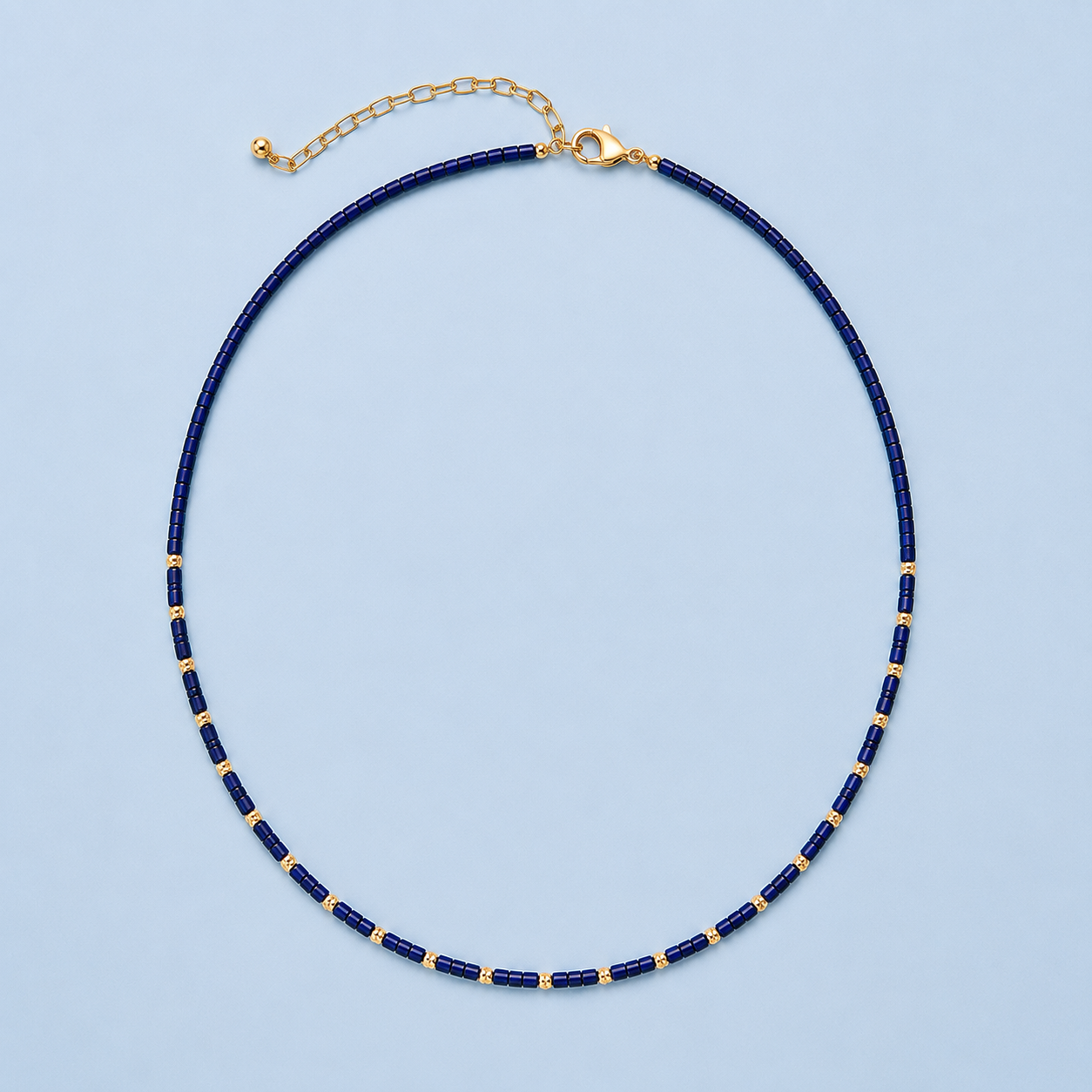 Navy Necklace