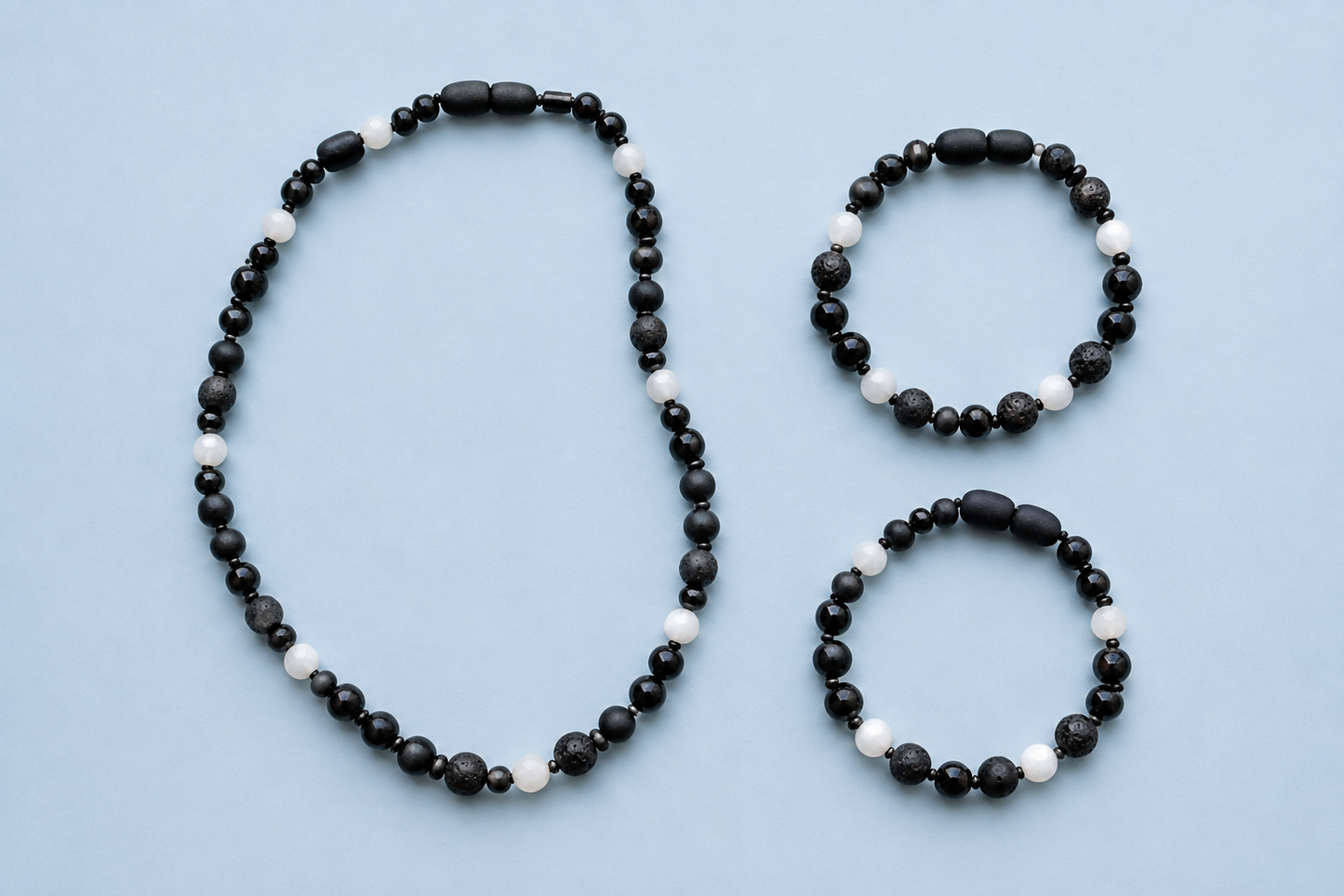 NYX | Baltic Amber & Moonstone Collection || Anklet or Bracelet