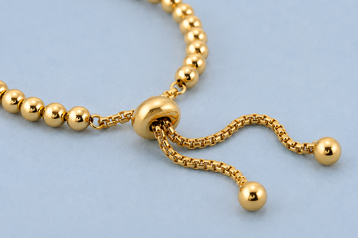 ELLIE GOLD BALL BEADED BRACELET