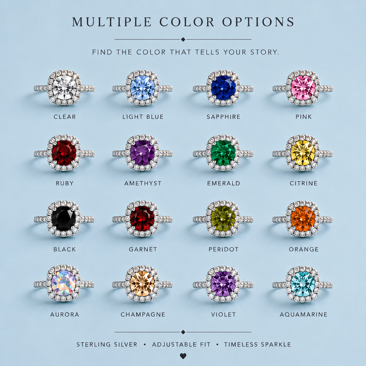 Madison Halo Ring