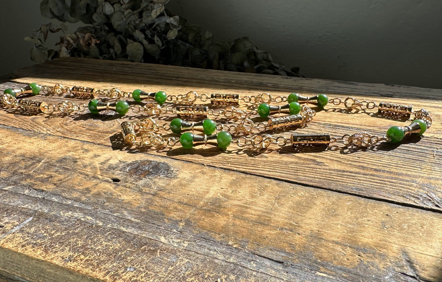 The Pru Jade Necklace
 - 30"