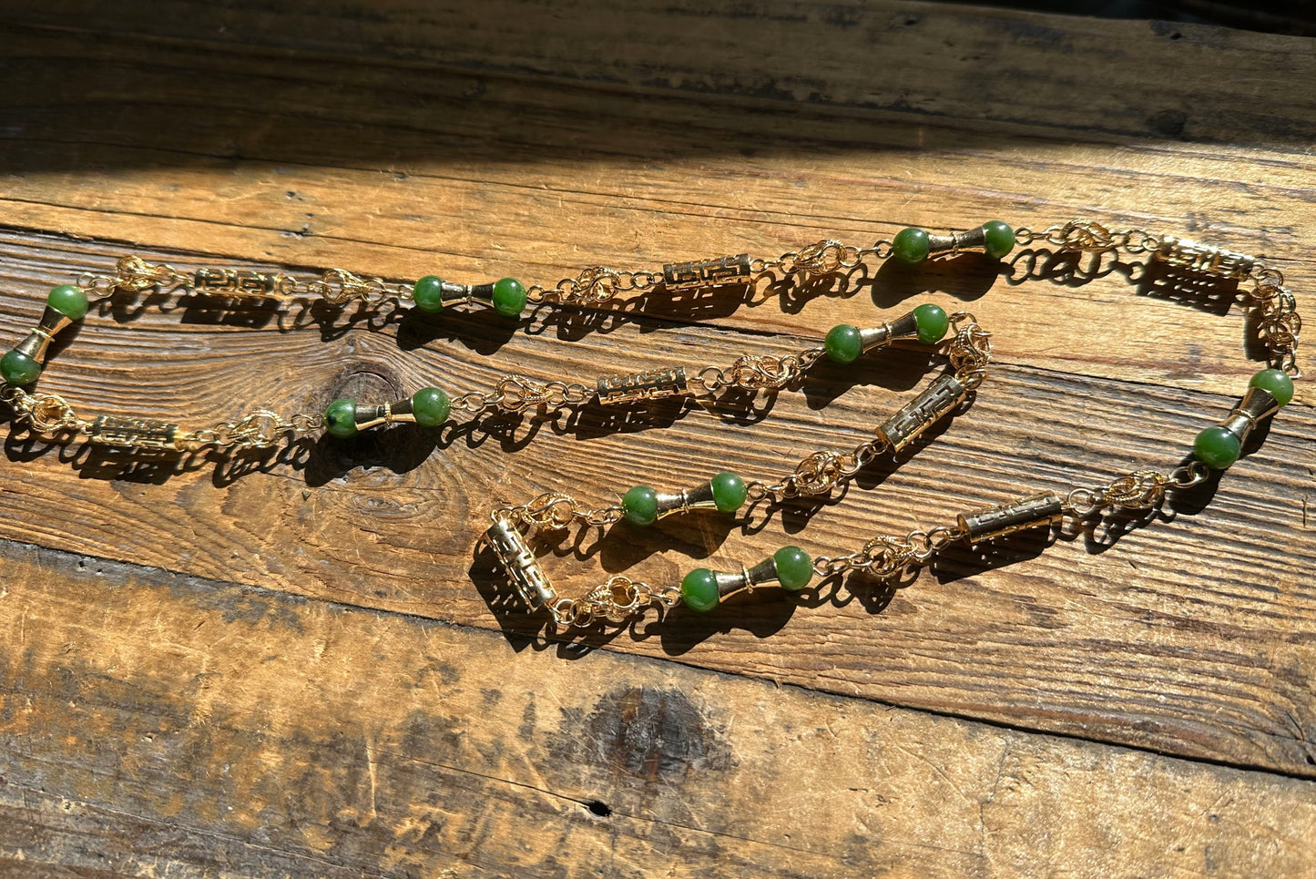 The Pru Jade Necklace
 - 30"