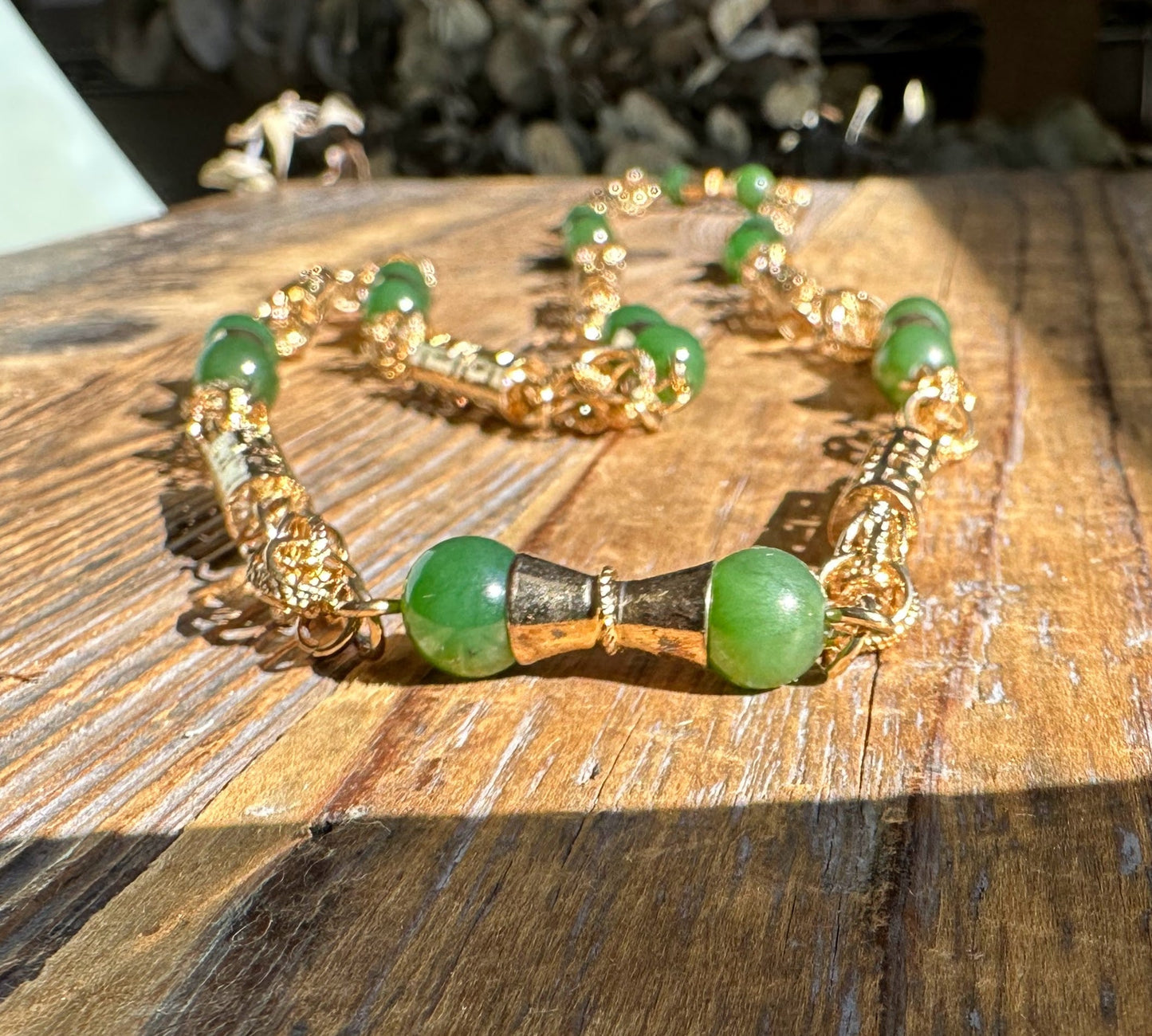 The Pru Jade Necklace
 - 30"