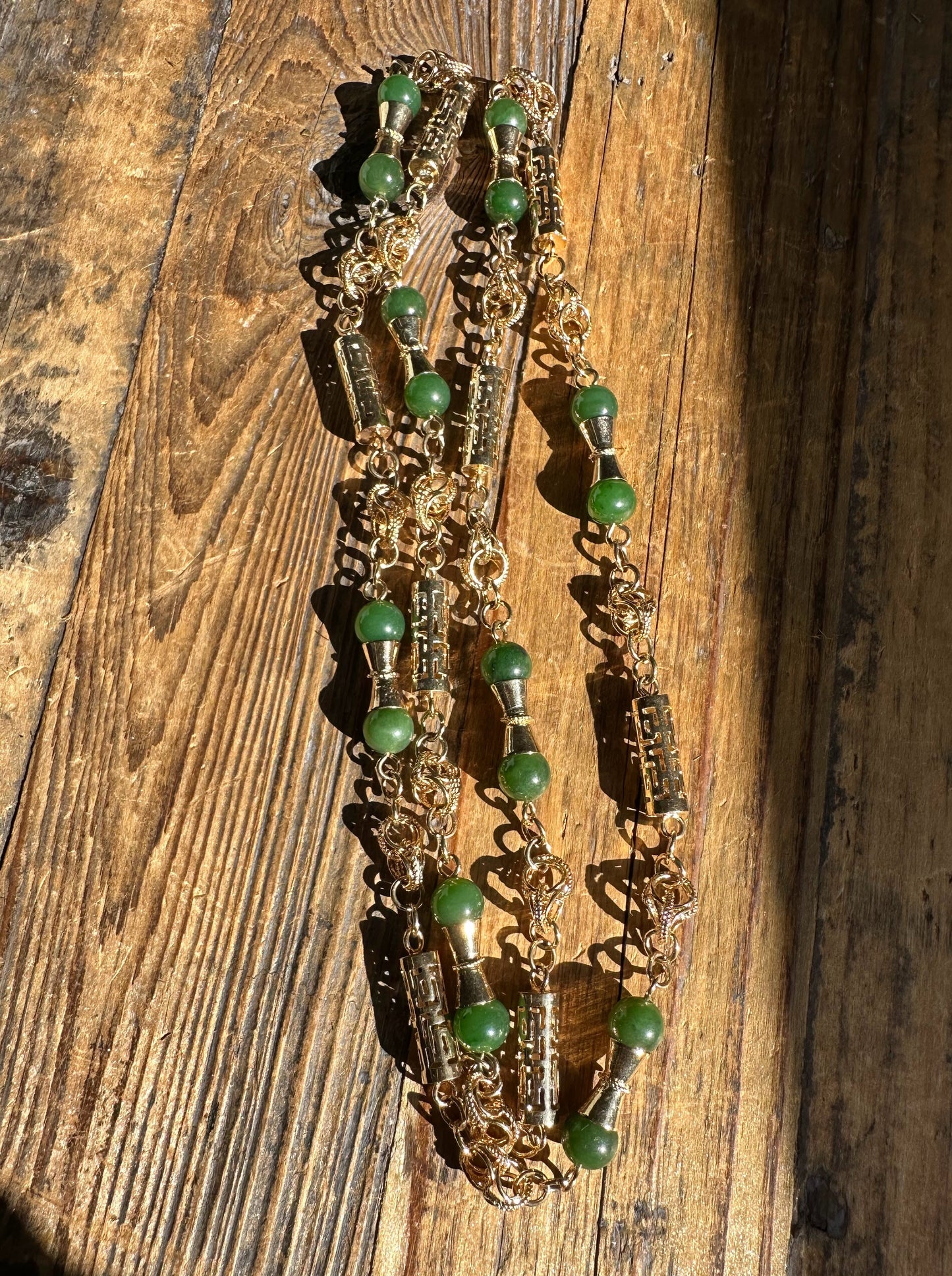 The Pru Jade Necklace
 - 30"