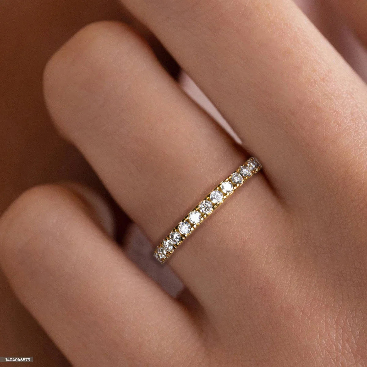 Elodie Moissanite Band