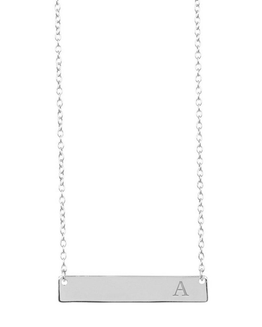 Sterling Signature Initial Necklac