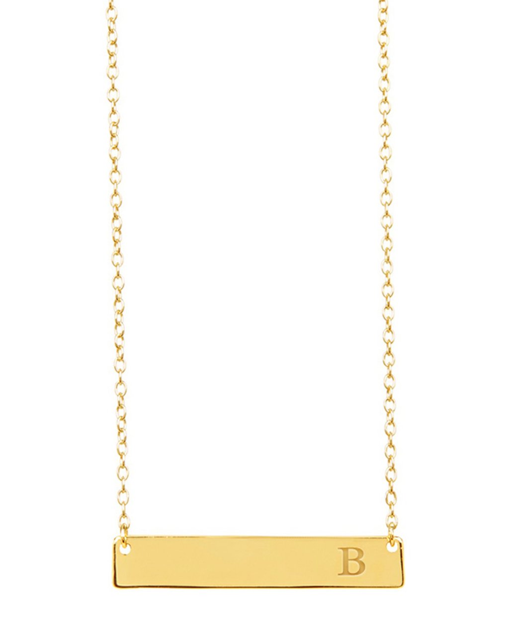 Sterling Signature Initial Necklac