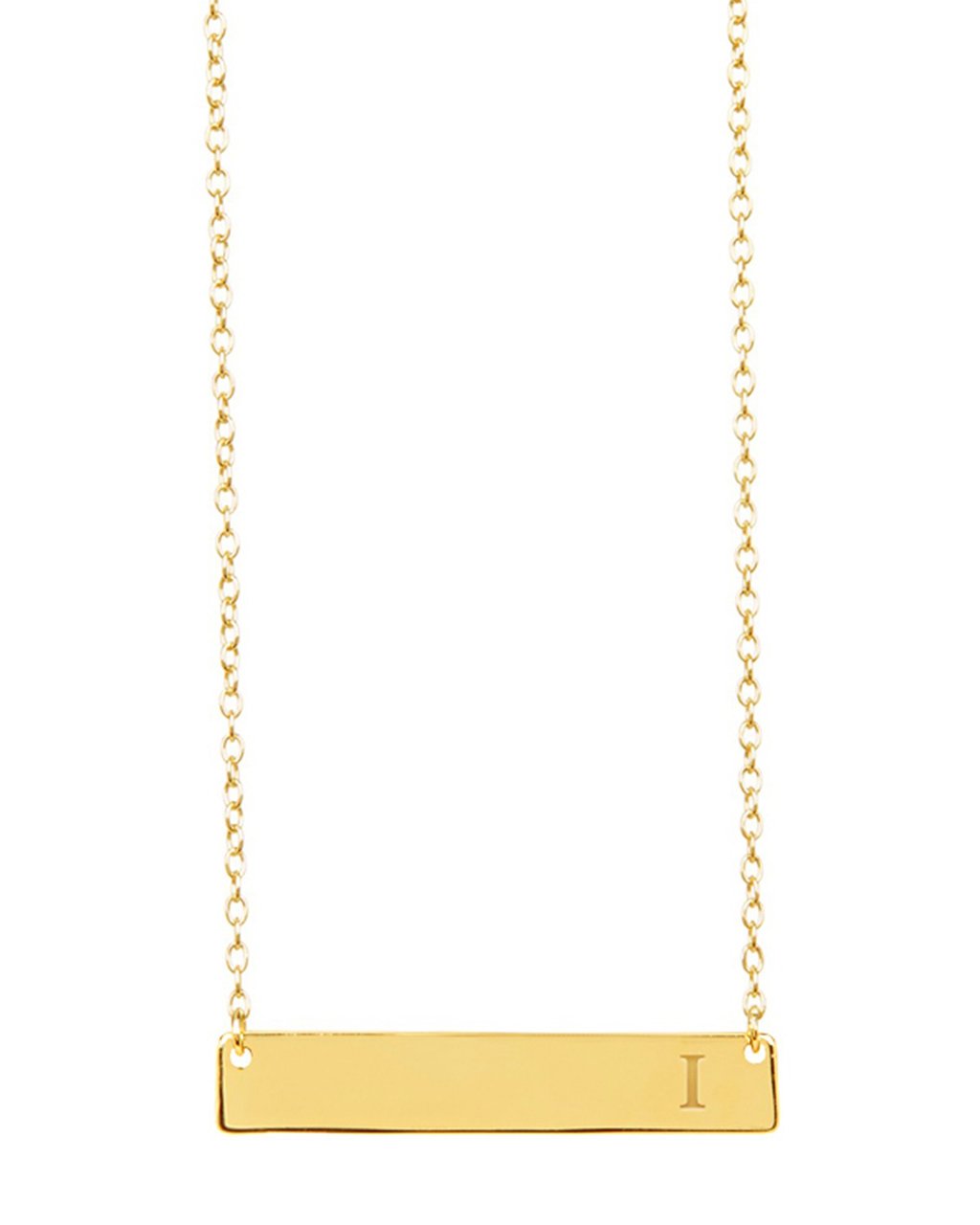 Sterling Signature Initial Necklac