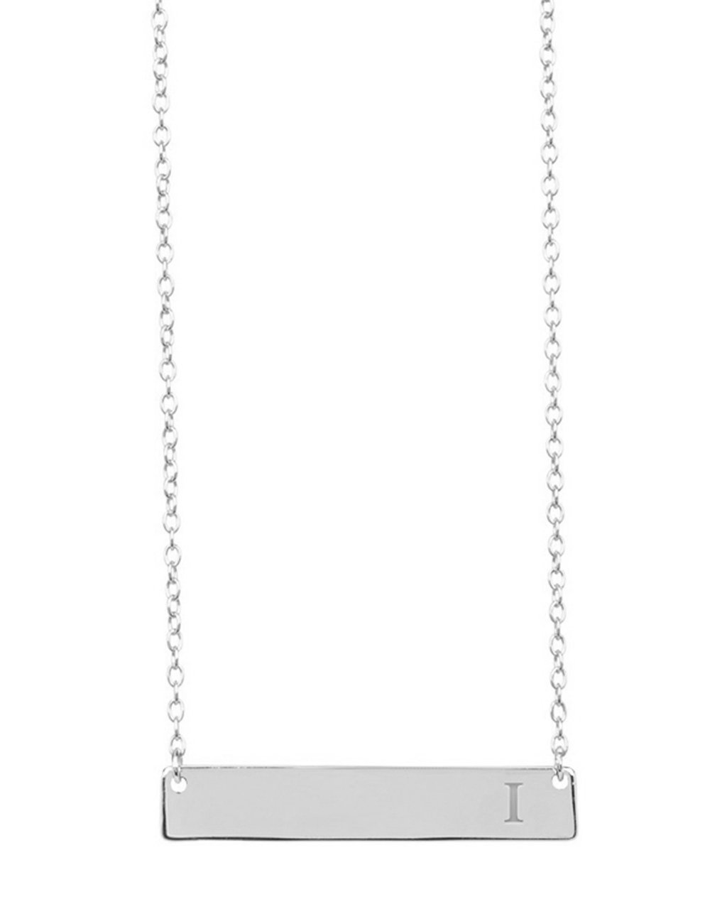 Sterling Signature Initial Necklac