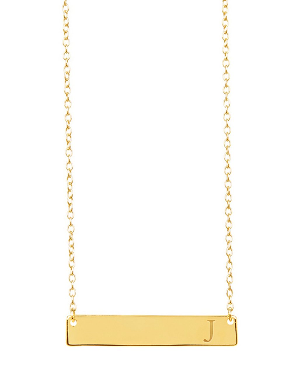 Sterling Signature Initial Necklac