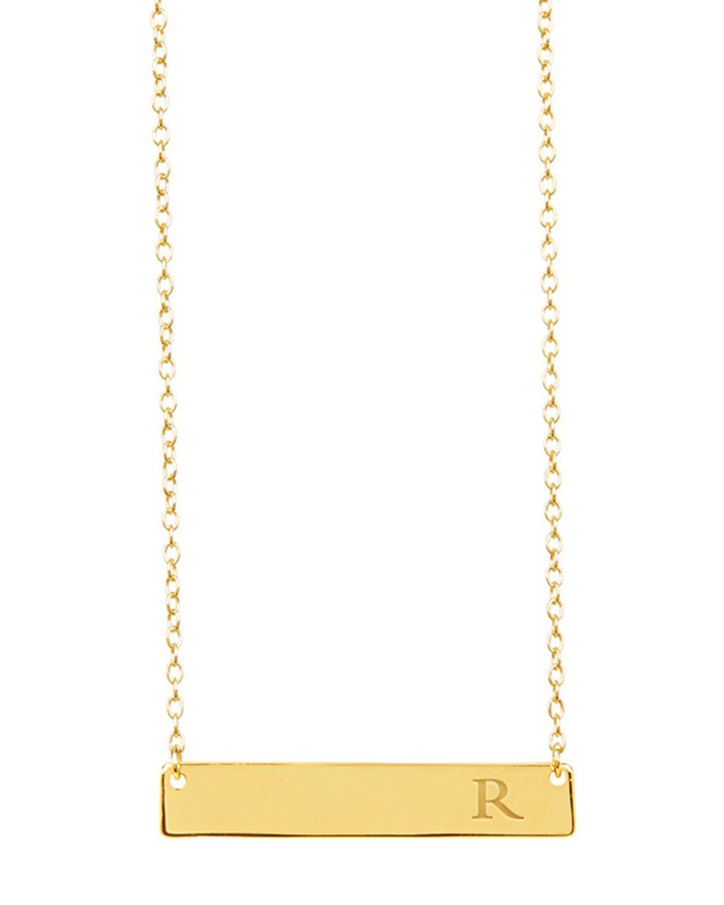 Sterling Signature Initial Necklac