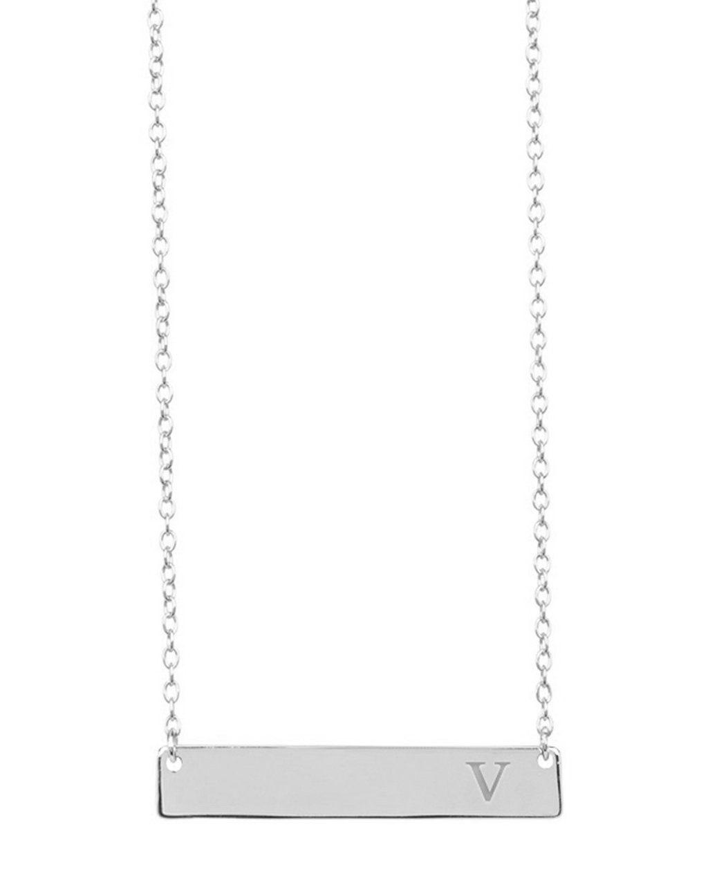 Sterling Signature Initial Necklac