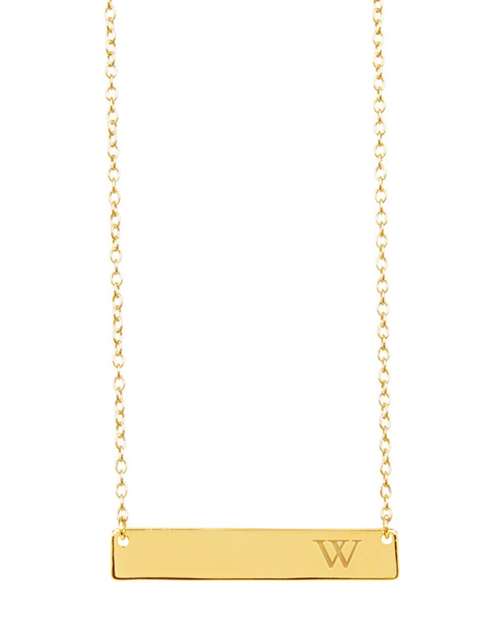 Sterling Signature Initial Necklac