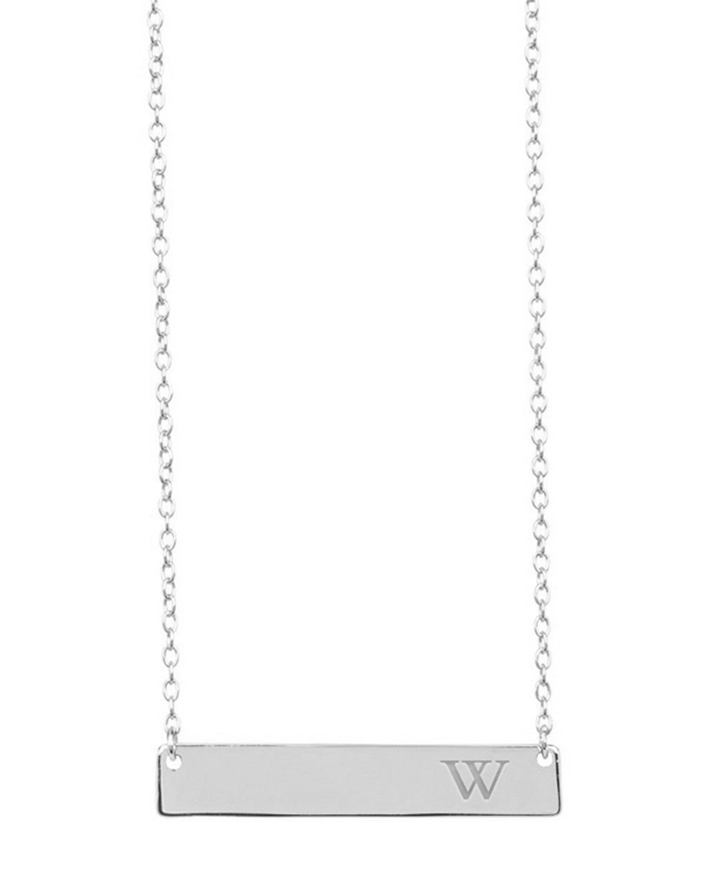 Sterling Signature Initial Necklac