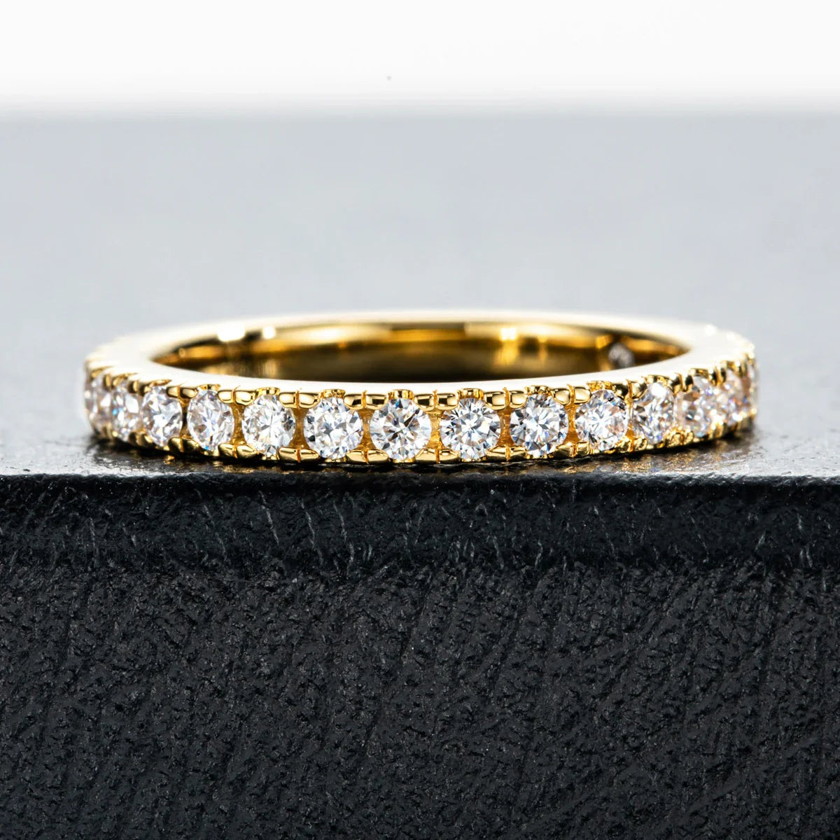 Elodie Moissanite Band