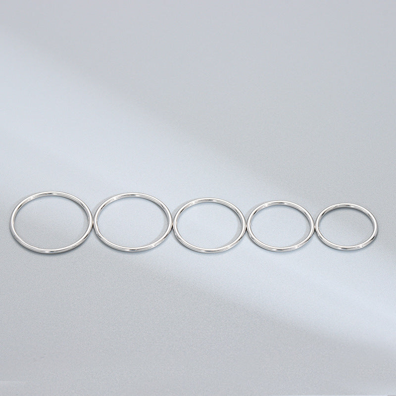 S925 Sterling Silver Coil Ring
